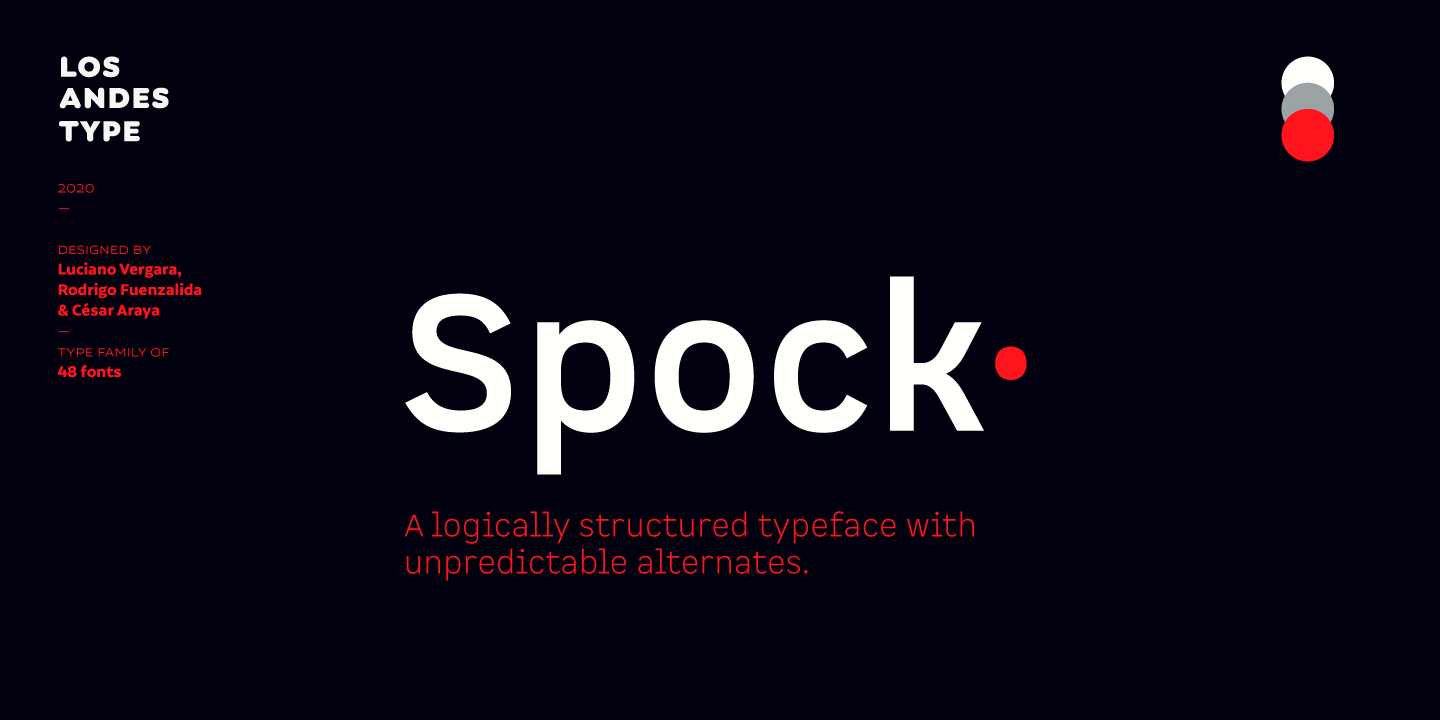 Spock Essential Font preview